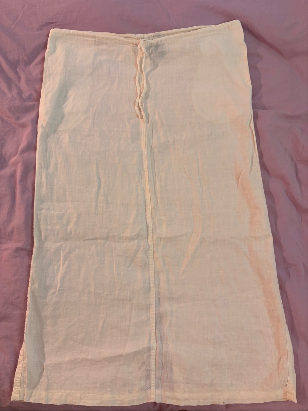 GAP White Linen Maxi Skirt